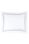 Sferra Grande Hotel Sham In White/grey