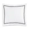 Sferra Grande Hotel Standard Sham In White/black