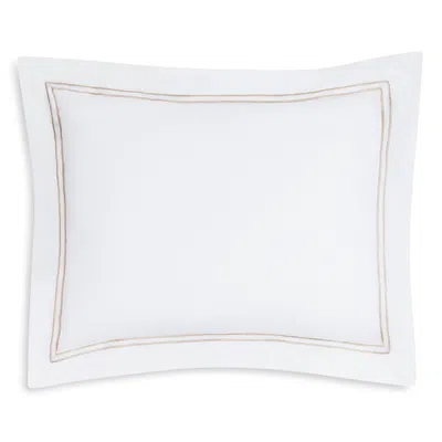 Sferra Grande Hotel Standard Sham In White/taupe