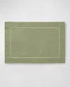 Sferra Hemstitch Placemats, Set Of 4 In Green