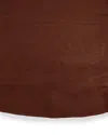 Sferra Festival Round Tablecloth, 90"dia In Chocolate