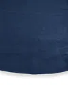 Sferra Festival Round Tablecloth, 90"dia In Navy