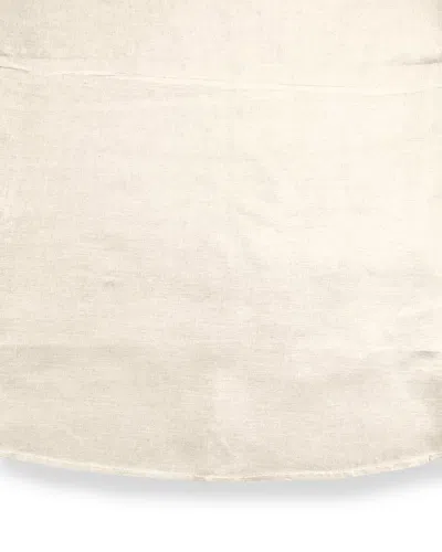 Sferra Hemstitch Round Tablecloth, 90"dia. In Neutral