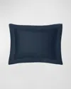 Sferra Hemstitch Standard Sateen Sham In Navy
