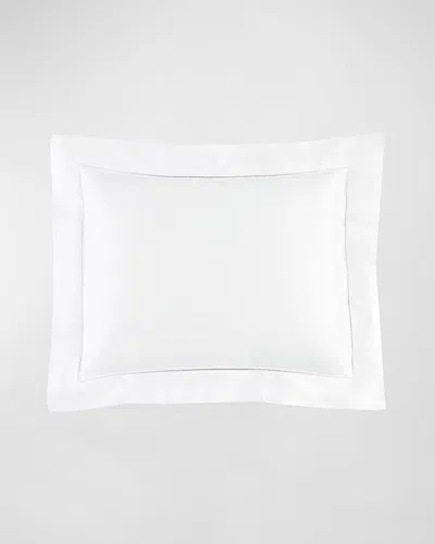 Sferra Hemstitch Standard Sateen Sham In White