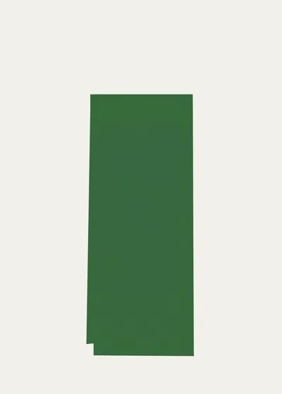 Sferra Festival Table Runner, 15" X 108" In Emerald