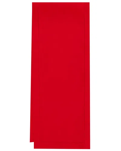 Sferra Festival Table Runner, 15" X 90" In Red