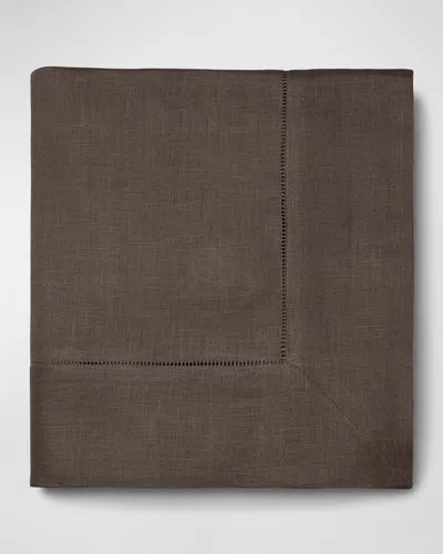 Sferra Hemstitch Tablecloth, 66" X 106" In Grey
