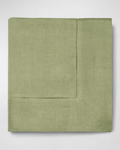 Sferra Hemstitch Tablecloth, 66" X 106" In Green