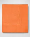Sferra Hemstitch Tablecloth, 66" X 106" In Tangerine