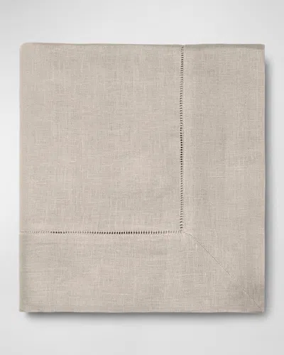 Sferra Hemstitch Tablecloth, 66" X 140" In Brown