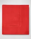 Sferra Hemstitch Tablecloth, 66" X 140" In Red