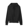 Sferra Intimita Cashmere Hooded Sweatshirt In Black