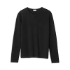 Sferra Intimita Cashmere Long Sleeve Top In Black