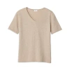 SFERRA INTIMITA CASHMERE V NECK TOP