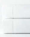 Sferra King Sateen Pillowcases Pair In White