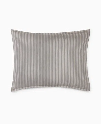 Sferra Leranto Sateen Boudoir Sham, 12" X 16" In Gray