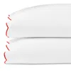 Sferra Limana Scalloped Standard Pillowcase, Pair In White
