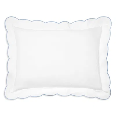 Sferra Limana Scalloped Standard Sham In White