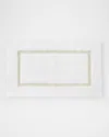 Sferra Lindo Bath Rug, 20" X 31" In White/bisque