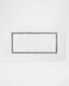 Sferra Lindo Bath Rug, 23" X 59" In White/grey