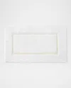 Sferra Lindo Bath Rug, 23" X 59" In White/ivory