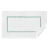 Sferra Lindo Bath Rug In White Aqua