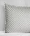Sferra Macchia Cotton Boudoir Sham, 12" X 16" In Gray