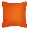 Sferra Manarola Decorative Pillow, 20 X 20 In Tangerine/raspberry