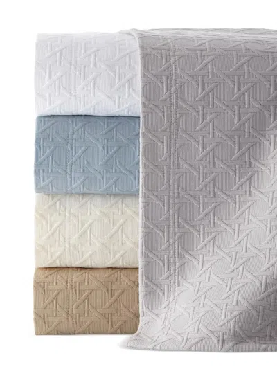 Sferra Marcus Matelassé Coverlet In White
