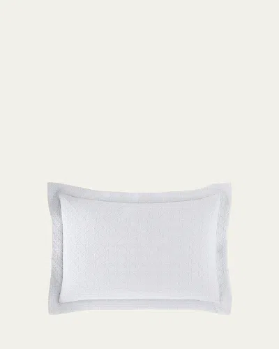 Sferra Marcus Standard Cane Matelasse Sham In Blue