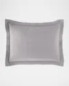 Sferra Marcus Standard Cane Matelasse Sham In Gray