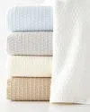 Sferra Marcus Tara Full/queen Blanket, 96" X 100" In Taupe