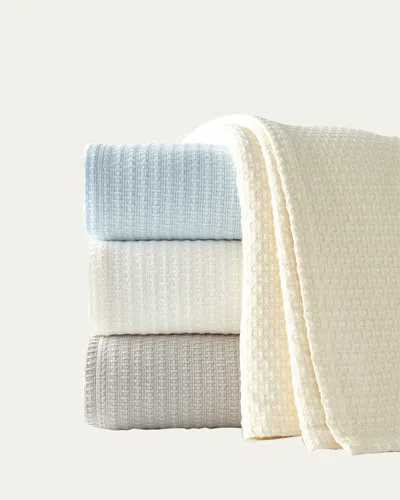 Sferra Marcus Tara King Blanket, 120" X 100" In Neutral