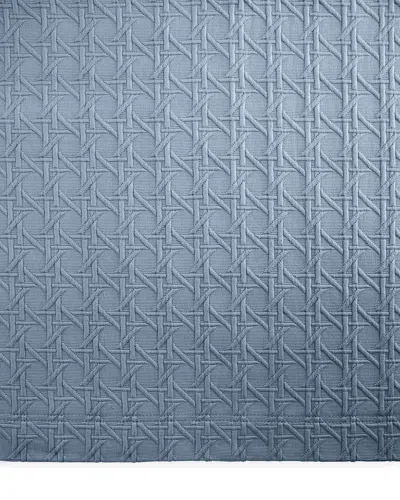 Sferra Marcus Twin Cane Matelasse Coverlet In Blue