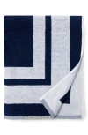 Sferra Mareta Cotton Terry Cloth Beach Towel In Midnight