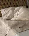 Sferra Marianna Standard Stripe Pillowcases In White