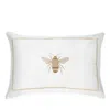 Sferra Miele Decorative Pillow, 12 X 18 In White