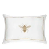 Sferra Miele Decorative Pillow, 12 X 18 In Snow/gold