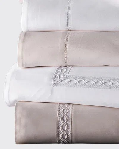 Sferra Millesimo King Lace Sateen Duvet Cover In Ivory