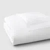 Sferra 1020tc Egyptian Cotton Full/queen Duvet Cover In White