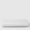 Sferra Queen 1,020tc Solid Sateen Fitted Sheet In White