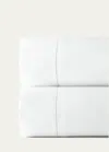 Sferra Milos King Fitted Sheet In White