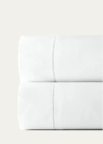Sferra Milos King Fitted Sheet In White