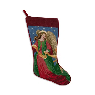 Sferra Needlepoint Holiday Stocking In Multi