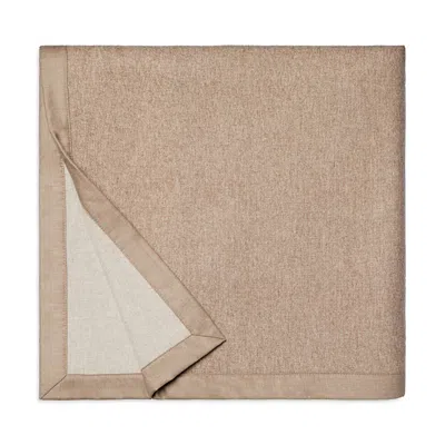Sferra Nerino Full/quen Blanket, 100" X 94" In Cashew/ivory