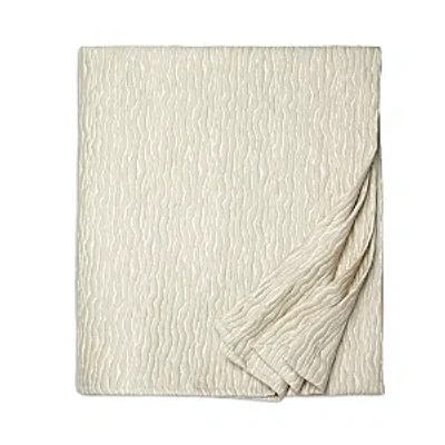 Sferra Ondate Blanket Cover, King In Dark Khaki