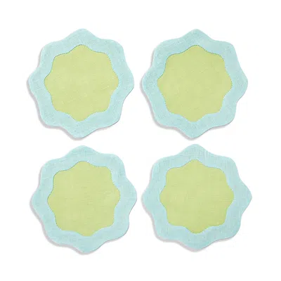 Sferra Ondulato Cocktail Napkins, Set Of 6