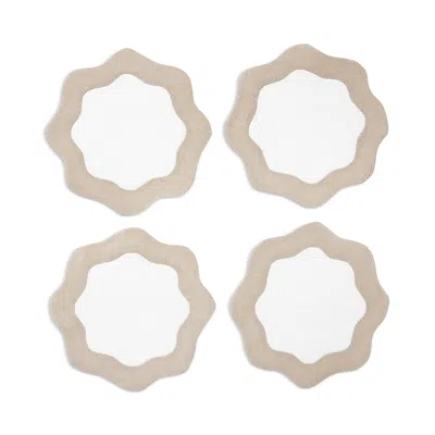 Sferra Ondulato Cocktail Napkins, Set Of 6
