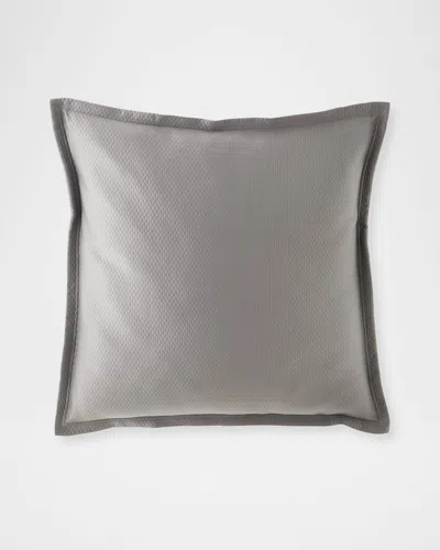 Sferra Perrio Matelasse Euro Sham In Gray